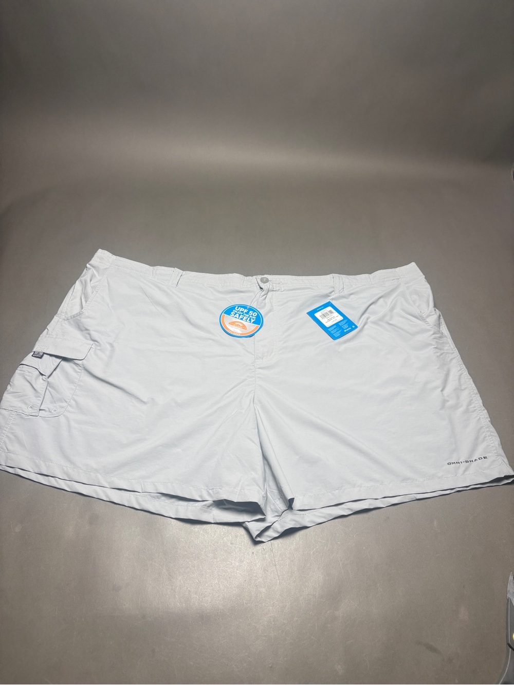 Columbia Light Gray Men's Athletic Shorts